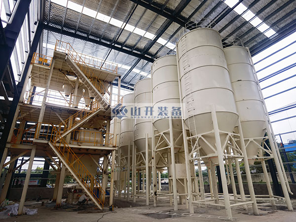 石膏砂漿生產(chǎn)線